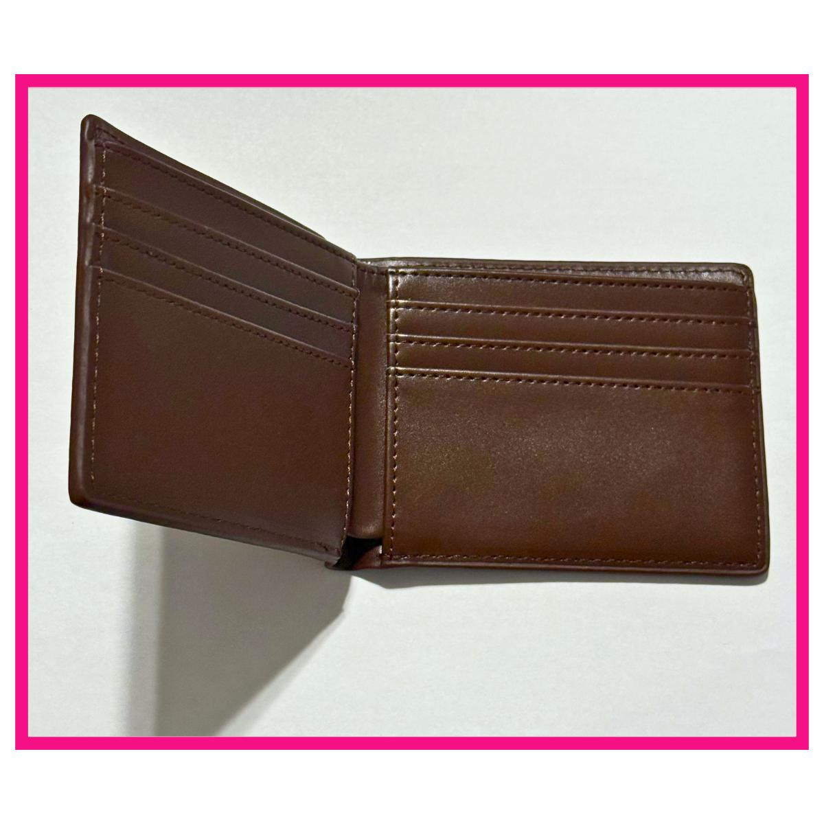 Self-Finishing Bifold Wallet