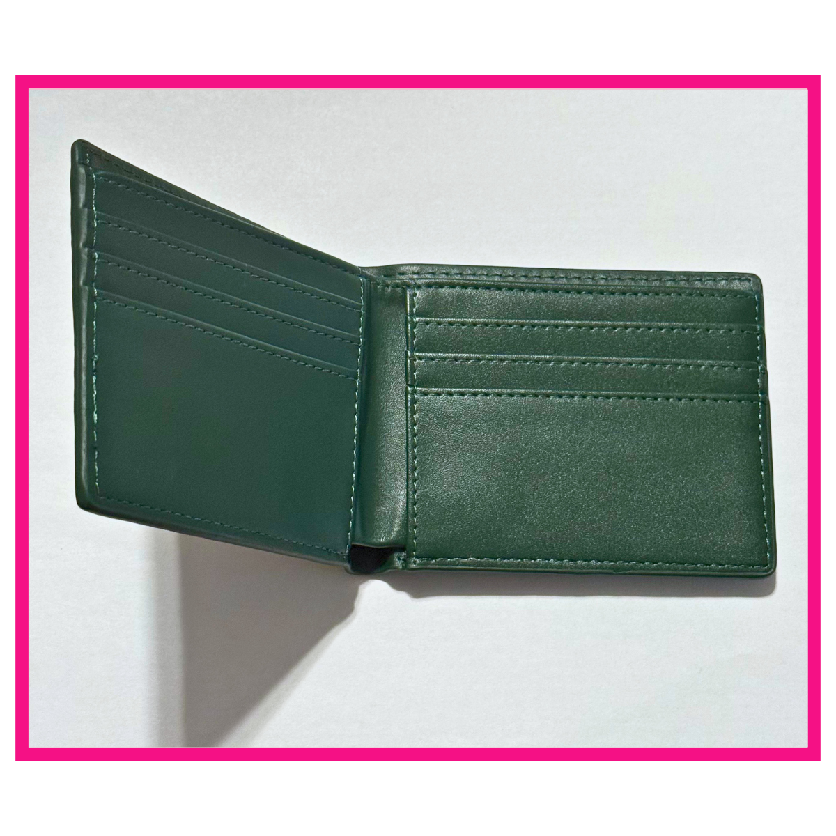 Self-Finishing Bifold Wallet